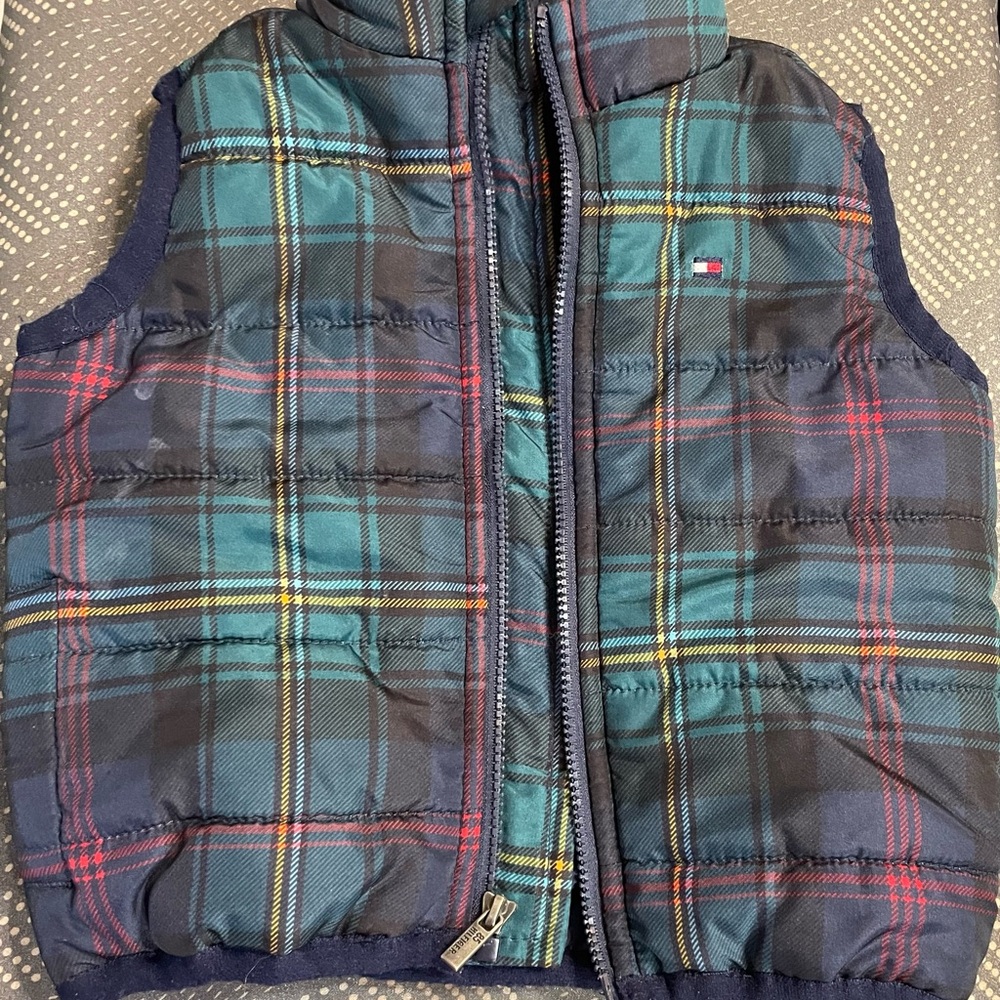 Tommy Hilfiger Tartan Puffer Vest